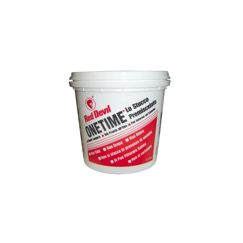 Soragni Articoli Per Imbianchini Stucco bianco per muro pronto all’uso red devil onetime conf. ml 4000 Speciale Aanbieding
