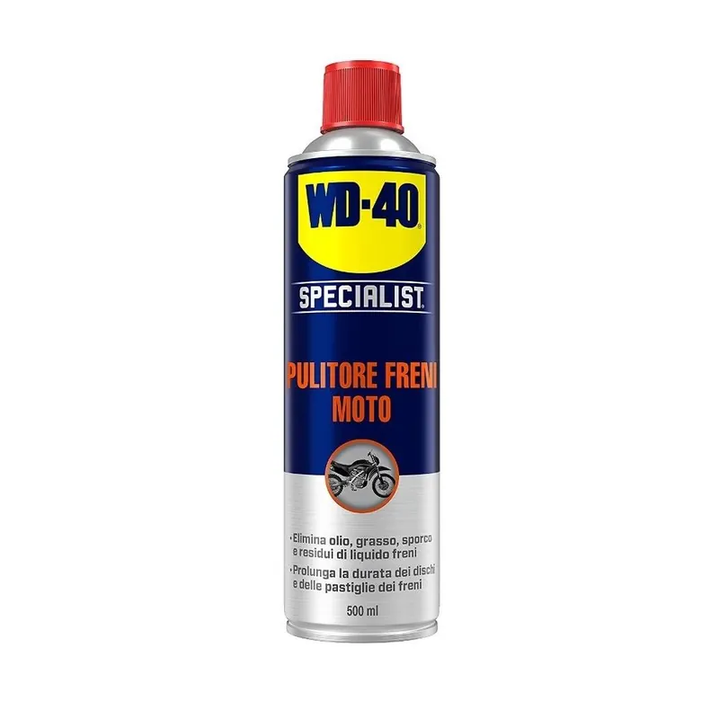 WD40 Specialist Moto Wd 40 specialist moto pulitore freni, pinze e frizione ml 500 bomboletta spray Dagaanbieding