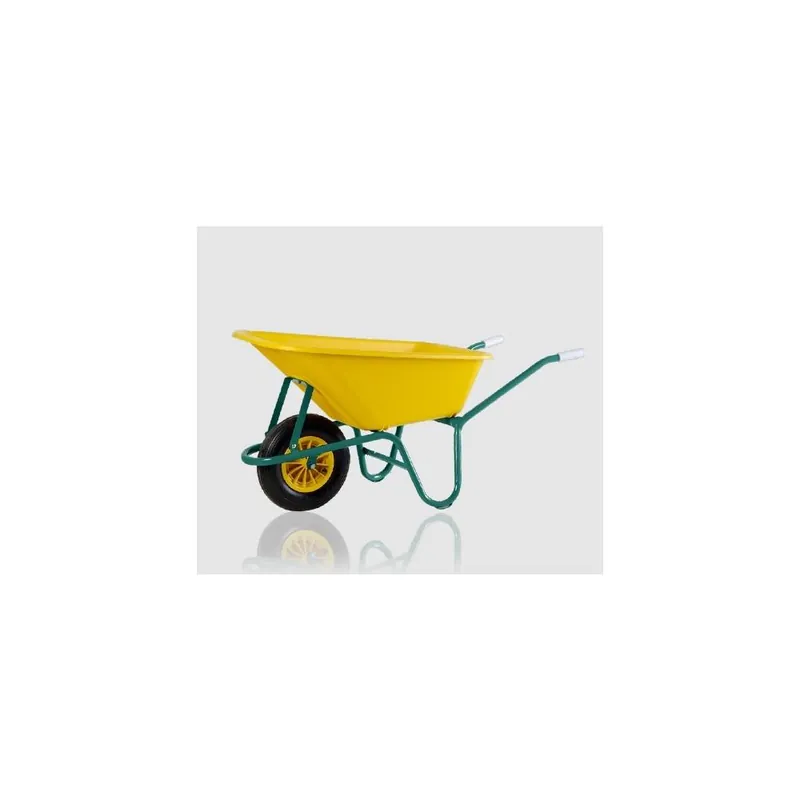 Actieprijs IBA BRAGAGNOLO Macchine e Attrezzature Edili Carriola iba gardenia 1gar01.pg con vasca in polipropilene gialla lt 100 e ruota pneumatica