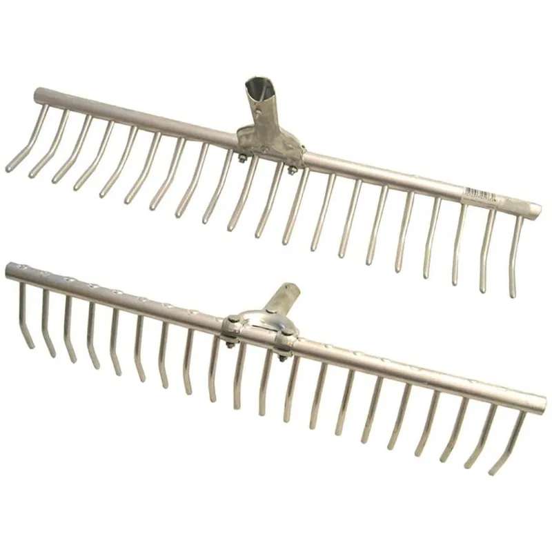 HANDY OFFICINE PIAZZA Rastrello handy in alluminio con 20 denti art 40020 senza manico Meest Verkocht