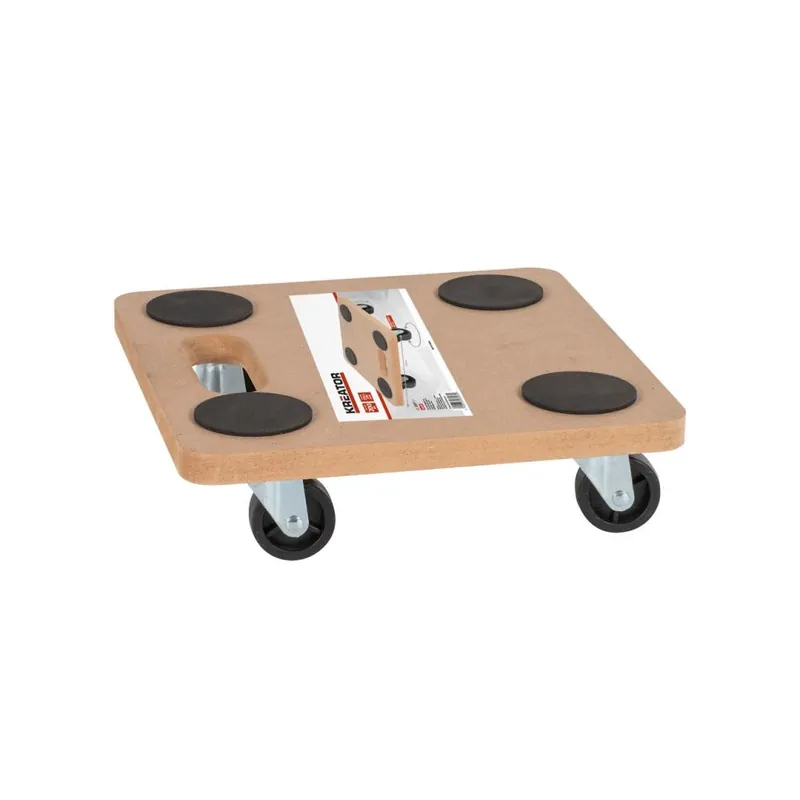 HIT Tools Carrello con 4 ruote girevoli per spostare mobili e oggetti pesanti fino a 200 kg 29 x 29 cm krt670002 hit120007 Koop Vandaag