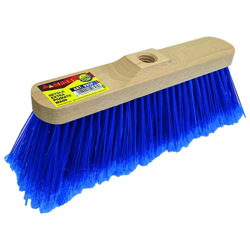 MASS SRL Scopa industriale e cantiere mass art 995p setola blu piumata extra Laatste Versie