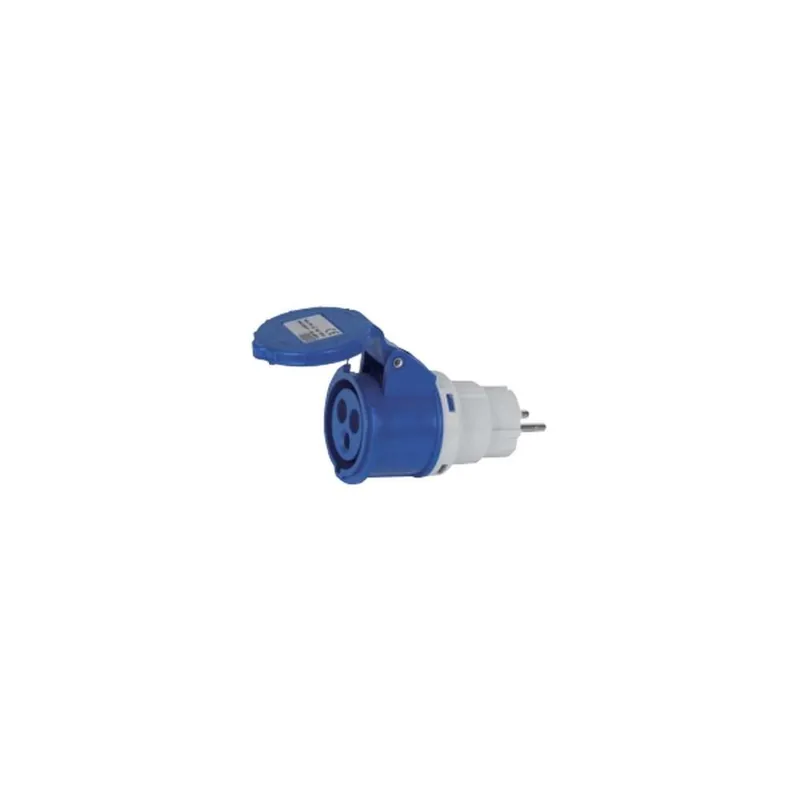HIT Tools Adattatore industriale ip20 da spina schuko a presa industriale cee 2p+t 16a hit 131101 Veilige Betaling
