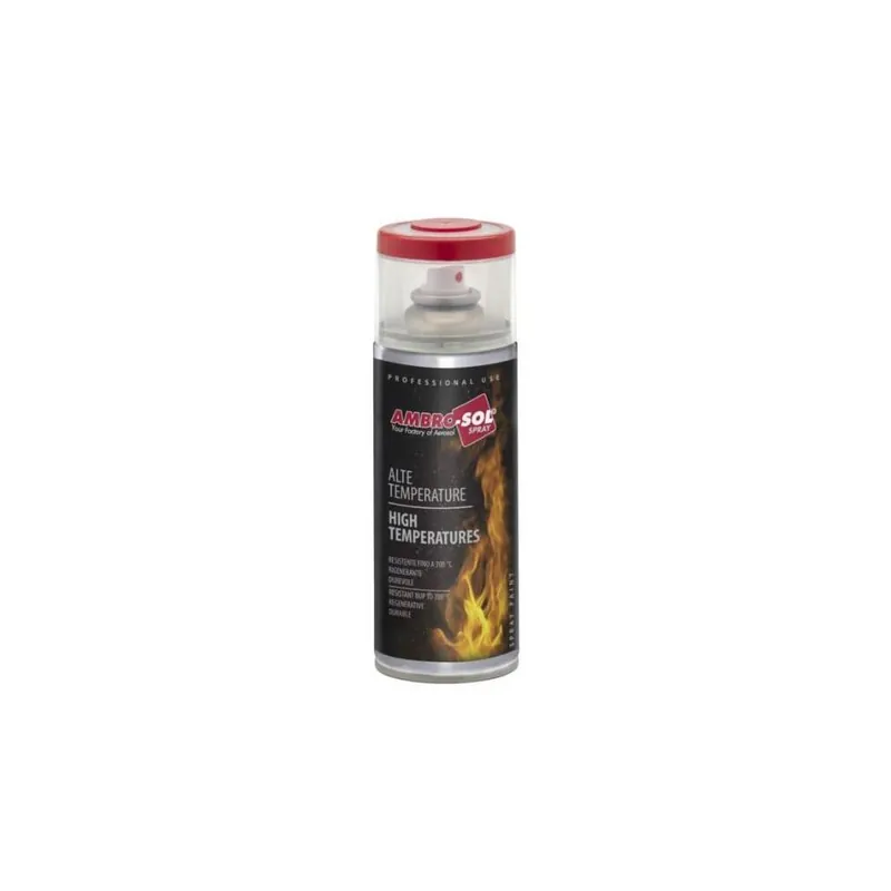 Beperkte Voorraad AMBROSOL Vernici Spray e Prodotti Tecnici Smalto alte temperature trasparente spray ambro-sol 400ml per superfici calde