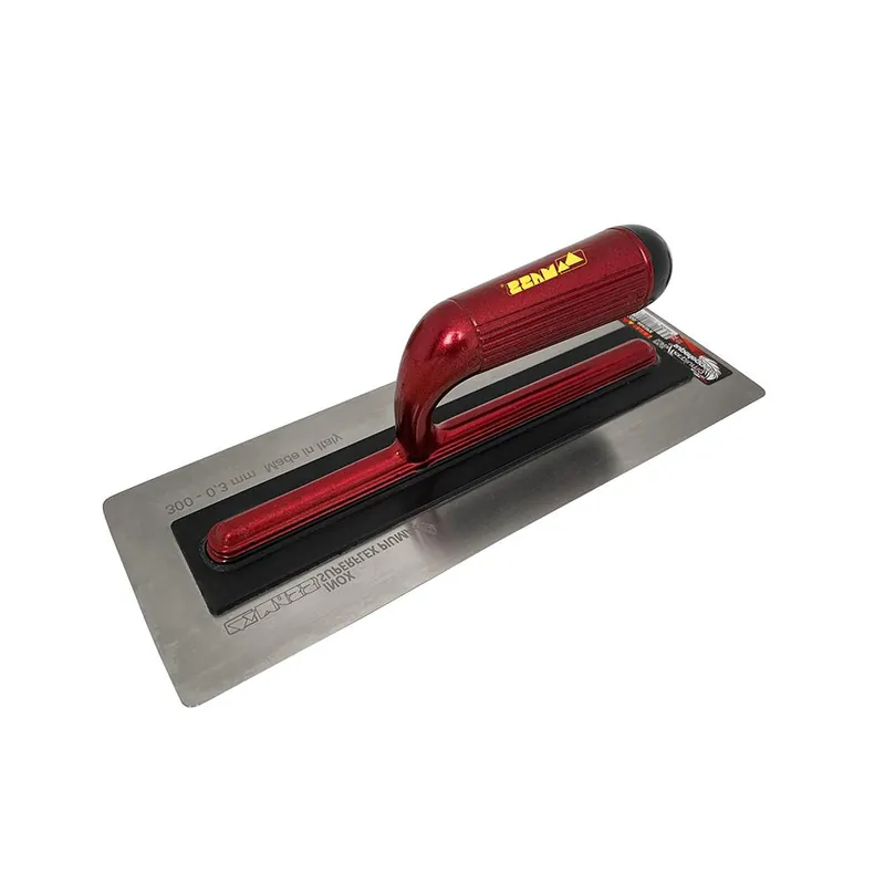 Populair MASS SRL Cazzuola americana mass superflex inox piuma art 4044px cm.36x11 liscio per rasature
