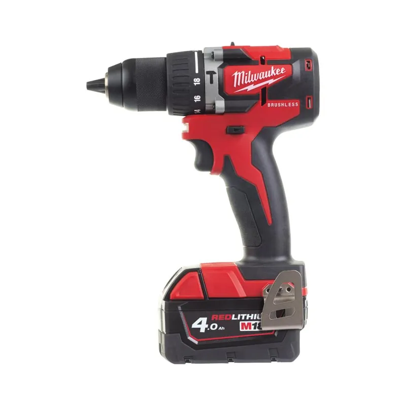 Nieuw MILWAUKEE Elettroutensili Trapano avvitatore a batteria 18v milwaukee brushless compact con percussione m18 cblpd-402c 2x4,0 ah 4933464537