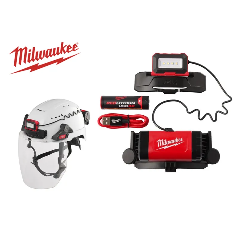 MILWAUKEE Elettroutensili Torcia per elmetto bolt 200 e bolt 100 milwaukee luce frontale led ricaricabile usb 4933479902 600 lumen Must-Have