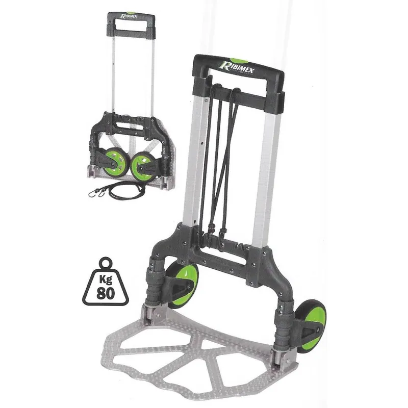Actieprijs Ribimex Carrello portapacchi ribimex prcdpl pieghevole portata 80 kg