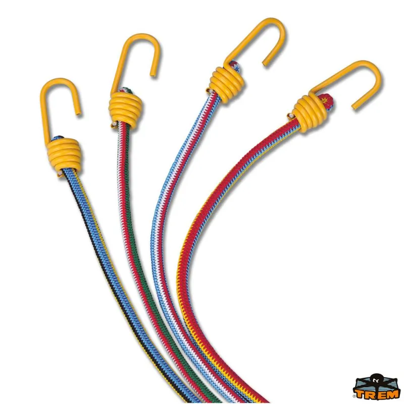 Betaalbaar TREM TRECCIATURA EMILIANA CORDA ELASTICA Corda elastica ferma allaccia bagagli con gancio metallico da 150 cm