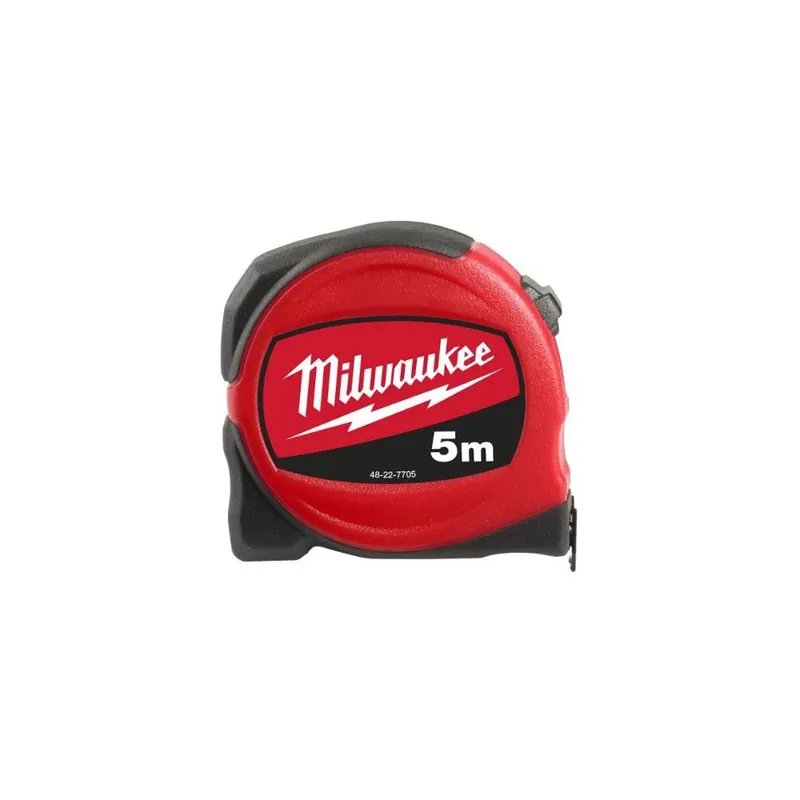 Voordeelprijs MILWAUKEE Elettroutensili Metro a rotella flessometro milwaukee 5 metri serie slim, ergonomico e compatto, nastro 25mm cod.48227706
