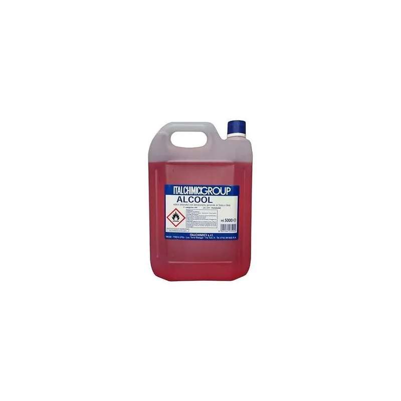 ITALCHIMICI GROUP Alcol etilico denaturato 94° italchimicigroup conf.da lt 5 cod.53502 Tijdelijk Beschikbaar