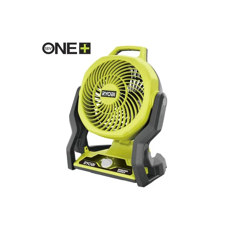 RYOBI Ventilatore portatile a batteria ryobi rf18-0 whisper™ 18v silenzioso a 3 velocità, direzionabile cod.5133005596 Dagaanbieding