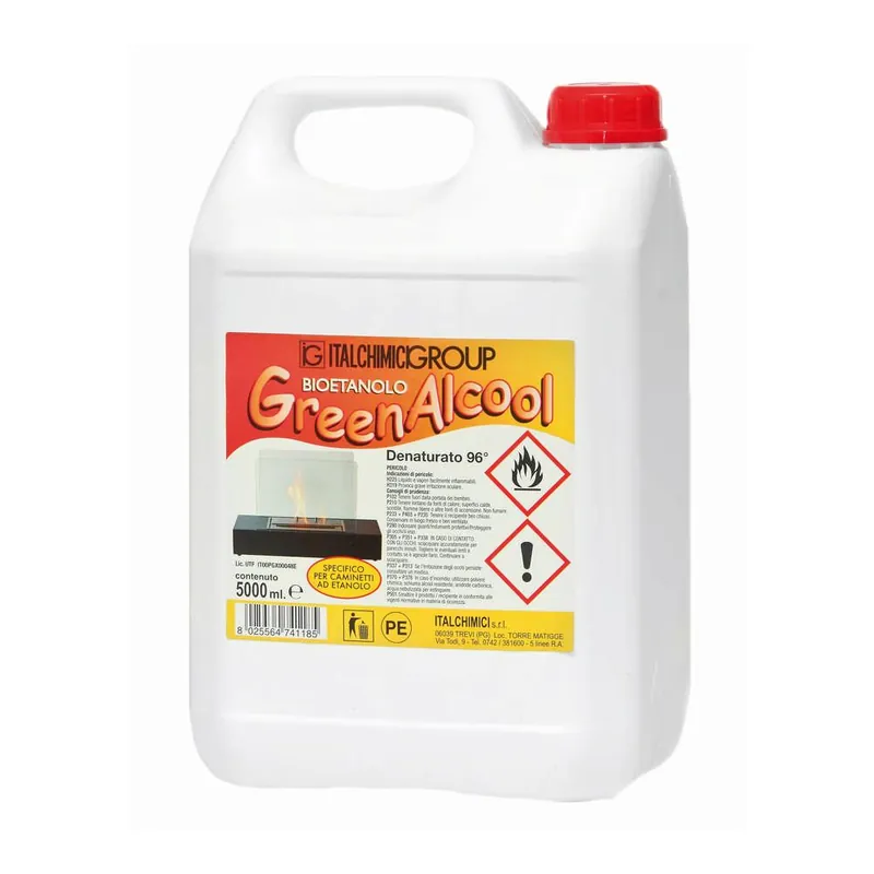 ITALCHIMICI GROUP Green alcool italchimicigroup cod.74118 specifico per caminetti ad etanolo conf. lt 5 Uitverkoop