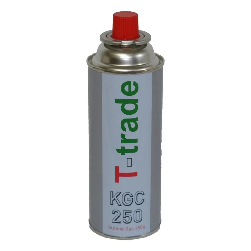 Shop Nu PROJECT03 Cannelli da Riscaldo Cartuccia gas t-trade miscela butano da gr 250 con valvola attacco tipo korea