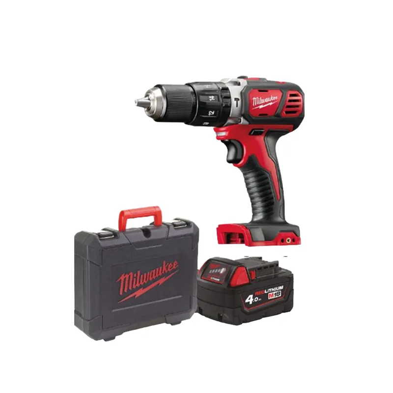 MILWAUKEE Elettroutensili Trapano avvitatore con percussione a batteria milwaukee m18 bpd-401 con 1 batteria 4.0ah 18v Dagaanbieding