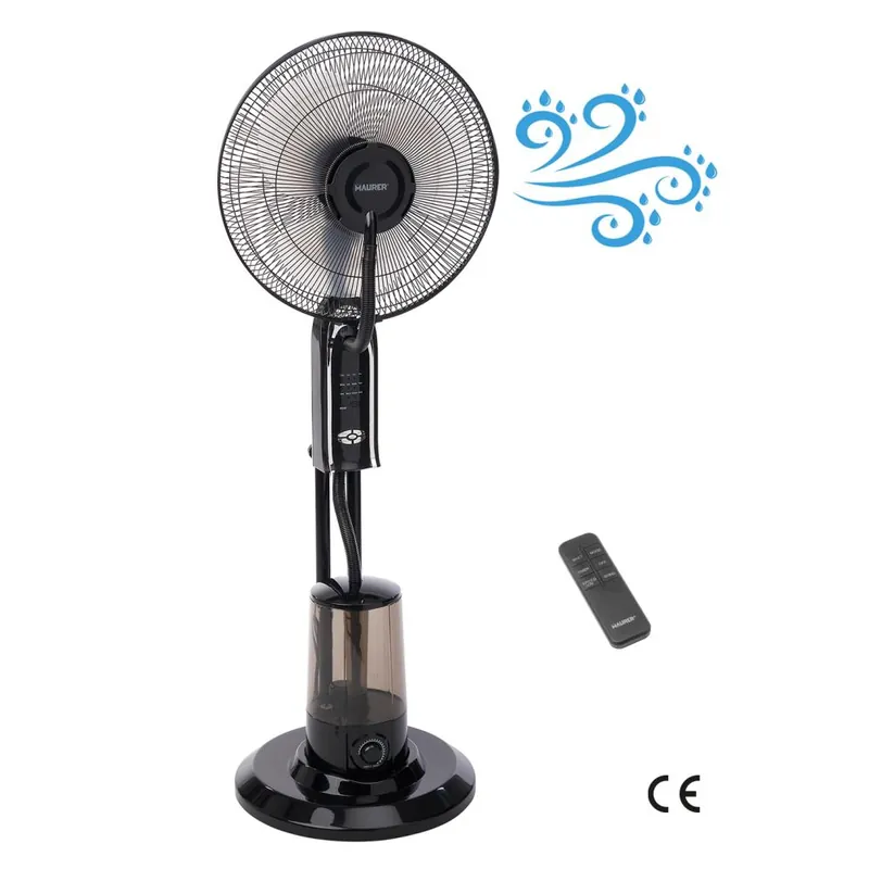 Uitverkoop MAURER Ventilatore a piantana con nebulizzatore maurer cod.82893 diametro 40 cm altezza 125 cm