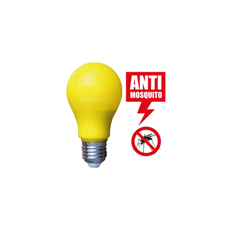NovaLine Materiale elettrico Lampada led antizanzara a luce gialla ambrata 9w – e27 lampadina anti insetto novaline gs60msk Speciale Aanbieding