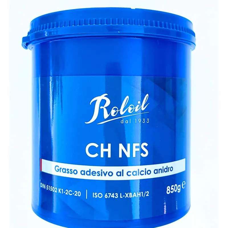 RolOil Grasso roloil ch nfs grasso adesivo idrorepellente al calcio anidro per snodi in barattolo da 850g Premium