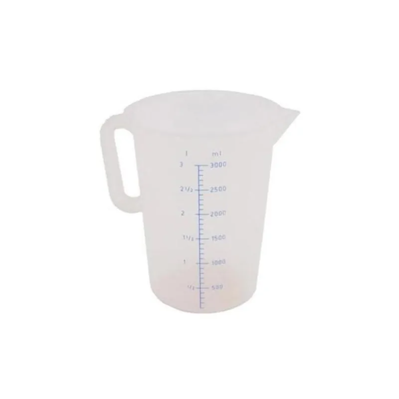Finale Uitverkoop SSS Stampaggio Materie Plastiche Caraffa graduata trasparente professionale da lt 3 trix fv/950