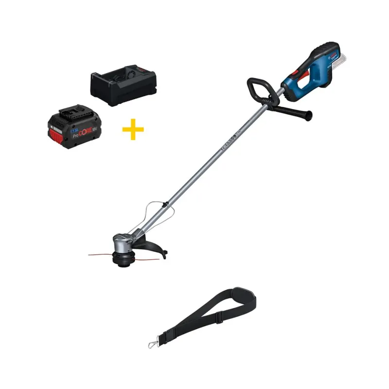 Bosch Decespugliatore tagliabordi a batteria bosch professional grt 18v-33 taglio 33cm con 1 batteria procore 5.5ah e caricatore cod.06008d0000-551 Populair