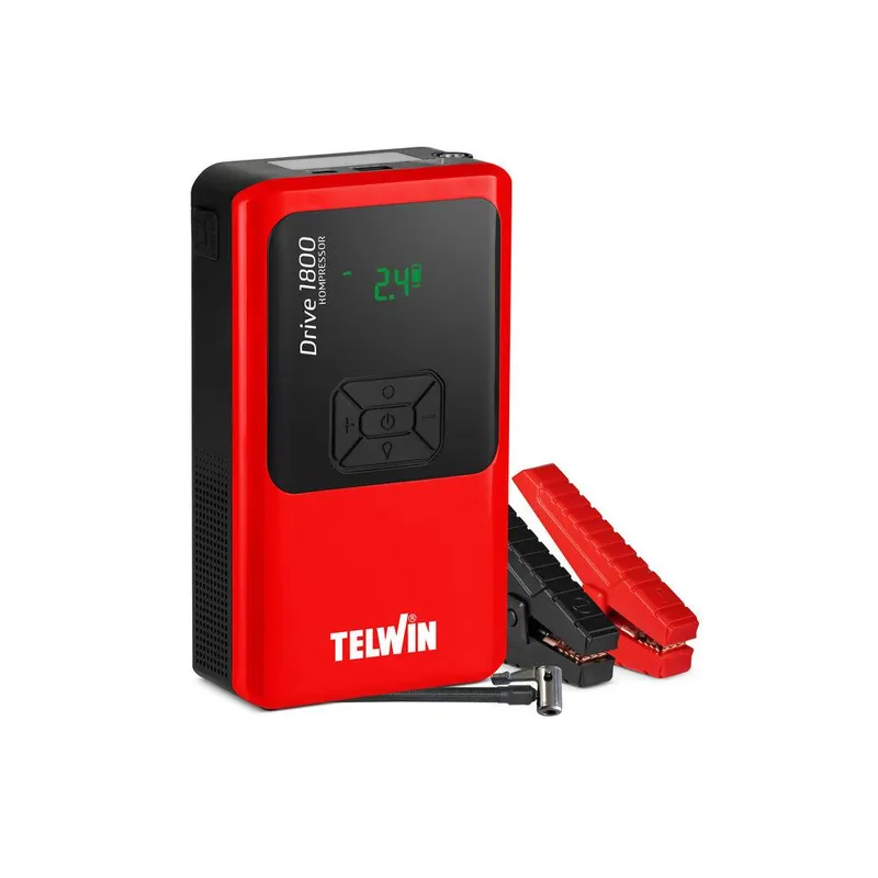 Must-Have Telwin Avviatore di emergenza multifunzione booster 12v portatile telwin drive 1800 kompressor 829575