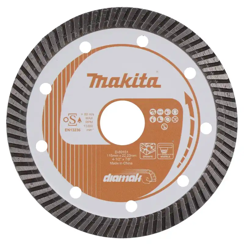 Koop Vandaag Makita Disco diamantato per taglio a secco di marmo e granito d. 115mm makita diamak d-80151