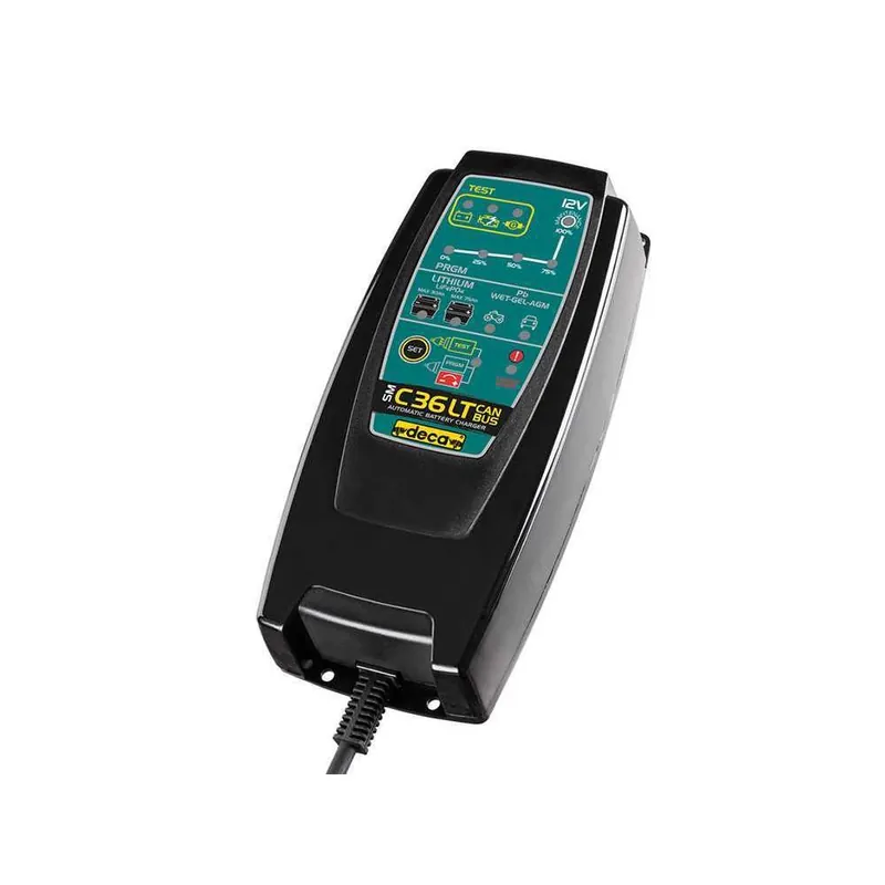 Aanbieding Deca Saldatrici Caricabatterie mantenitore di carica deca sm c36lt canbus per auto e moto 12v 3,6ah cod.302400