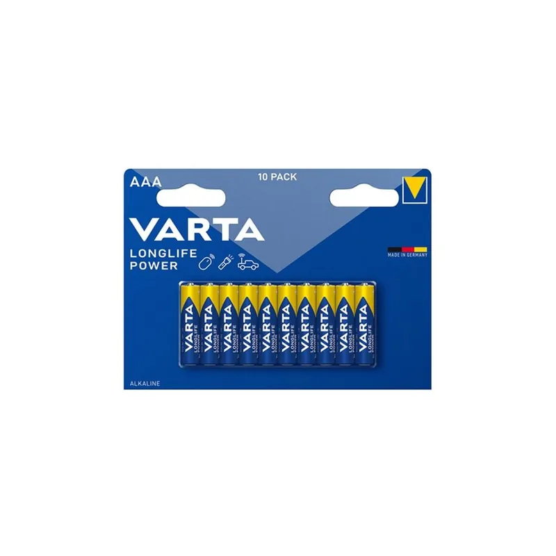 Varta Batteria varta longlife power alkalina lr03 mini stilo aaa blister da 10 batterie Hoge Kwaliteit
