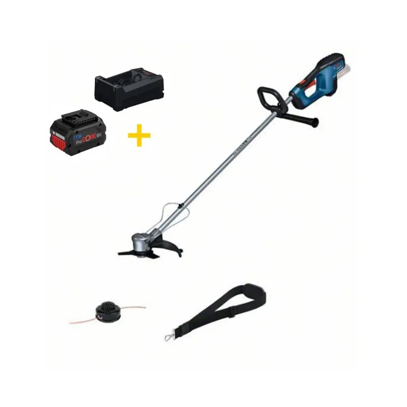 Seizoensaanbieding Bosch Decespugliatore tagliabordi a batteria bosch professional gfr 18v-33 taglio 33cm + lama 23cm con 1 batteria procore 5.5ah e caricatore cod.06008d1000-551