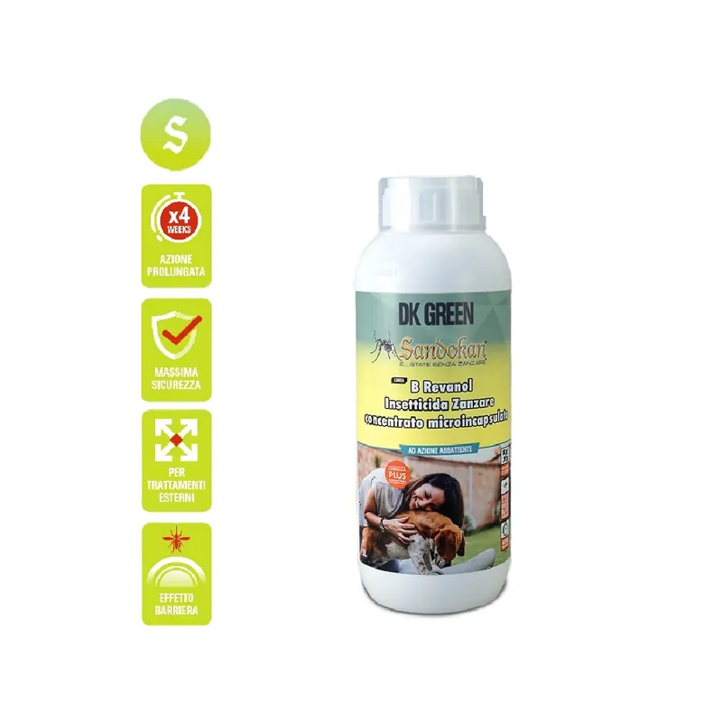 Sandokan Insetticida Insetticida per zanzare concentrato emulsionabile b revanol sandokan dk green flacone da ml 500 Beperkt Aanbod