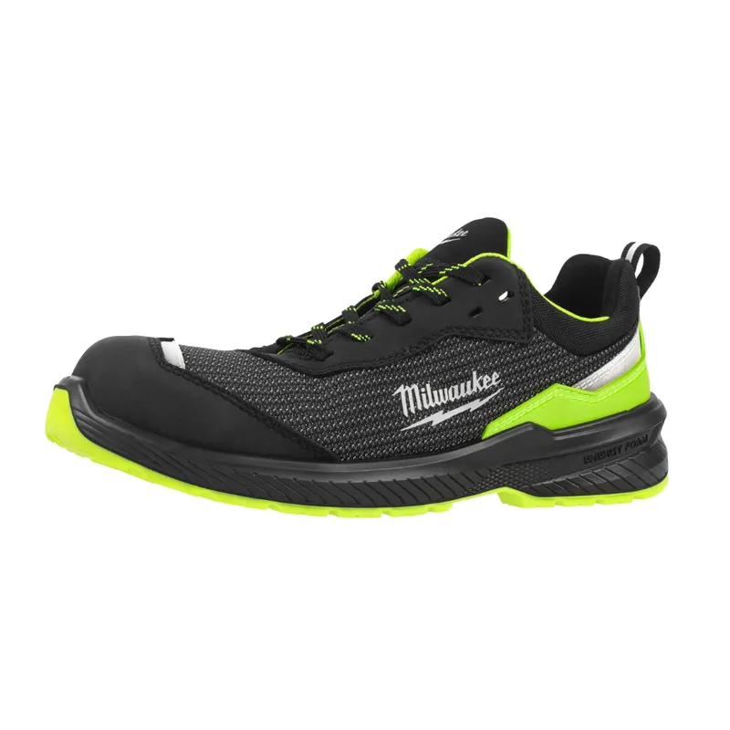 MILWAUKEE Elettroutensili Scarpe antinfortunistiche milwaukee verdi hi-vis reflex con lacci flextred s1ps 1l616166 esd fo sr Must-Have