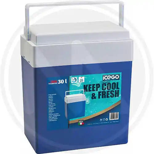 "FRIGO BOX ELETTRICO 30LT BLU 12V ""ICEGO""" Uitverkoop