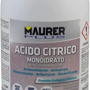 ACIDO CITRICO MONOIDRATO BARATTOLO 1KG. MULTIUSO MAURER PLUS EX81390 Betaalbaar