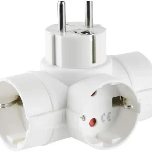 ADATT.TRIPLO SCHUKO 16A BIANCO Lage Prijs