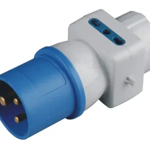 ADATTATORE INDUSTR. MAURER PLUS 220V SPINA CEE+PRESA SCHUKO+2PRESE BIP. Direct Verzonden