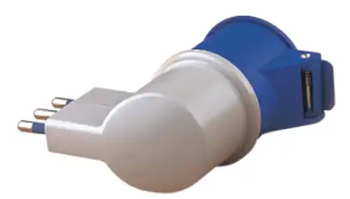 ADATTATORE INDUSTR. MAURER PLUS 220V SPINA90°+PRESA CEE Seizoensaanbieding