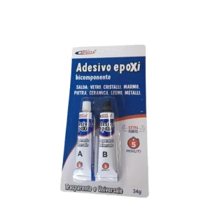 ADES. EPOXI TRASPARENTE BICOMP. 34 GR. 2 TUB. BLISTER Op = Op