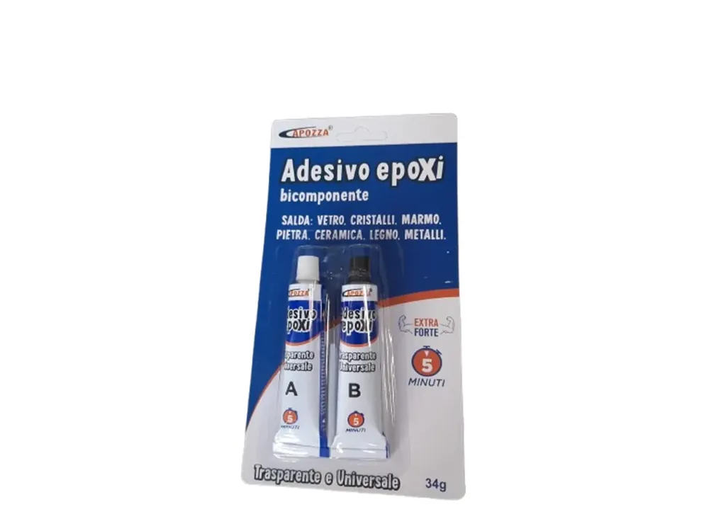ADES. EPOXI TRASPARENTE BICOMP. 34 GR. 2 TUB. BLISTER Op = Op