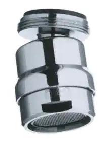 AERATORE CROMATO CON SNODO MM.24X1"M. Veilige Betaling