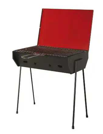 Barbecue valigetta camping 40x30x72h richiudibile made in italy Laatste Kans