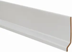 BATTISCOPA MM 70X9 PVC ESPANSO ML 2 ARGENTO Finale Uitverkoop