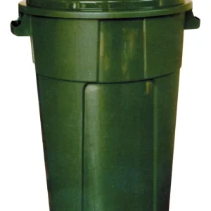 Dagaanbieding BIDONE CON COPERCHIO 120LT NERO