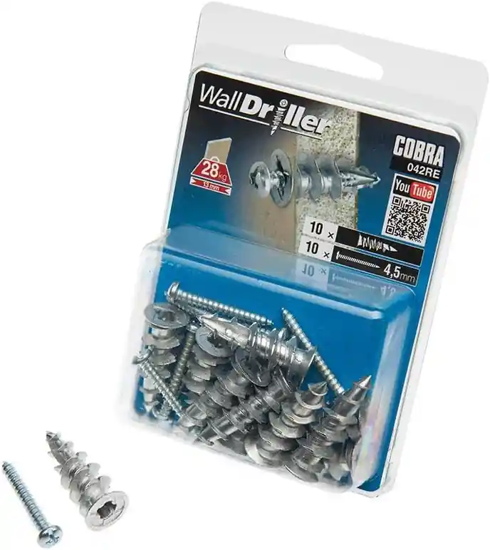 BL COBRA WALLDRILLER ZINC VITE 4,5 PZ.10 Betaalbaar