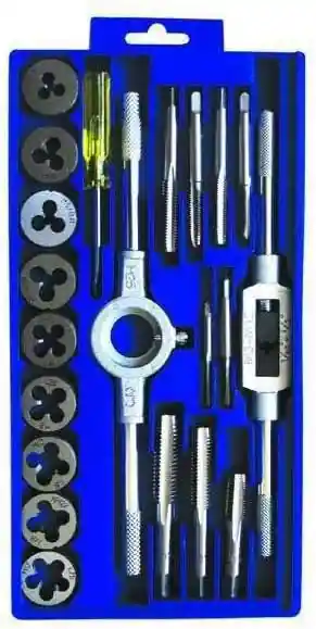 Blinky 4165010 Assortimenti Maschi e Filiere Passo Ma, 21 Pezzi Snelle Levering