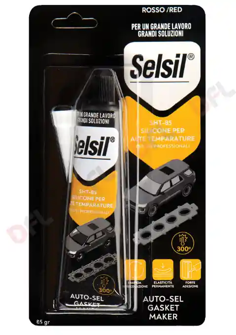 BLISTER SILICONE ALTA TEMPERATURA ROSSO GR. 85 Laatste Versie