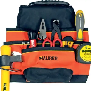 Hoge Kwaliteit BORSA CARPENTIERE NYLON 7 TASCHE PORTAMARTELLO MAURER - CF. BLISTER