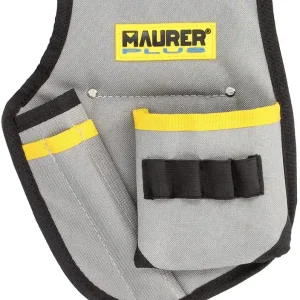 Laatste Versie BORSA PORTAUTENSILI POLIESTERE 3 TASCHE +4 PORTA BITS MAURER PLUS