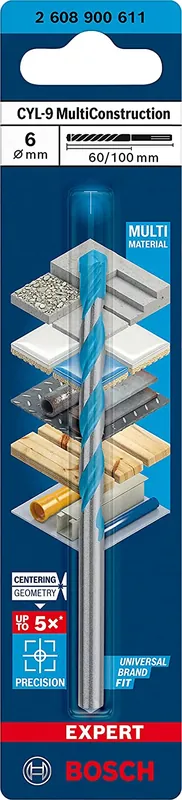 Bestel Nu BOSCH PU.PROF.MULTI CONST. 6X60X100 MM.
