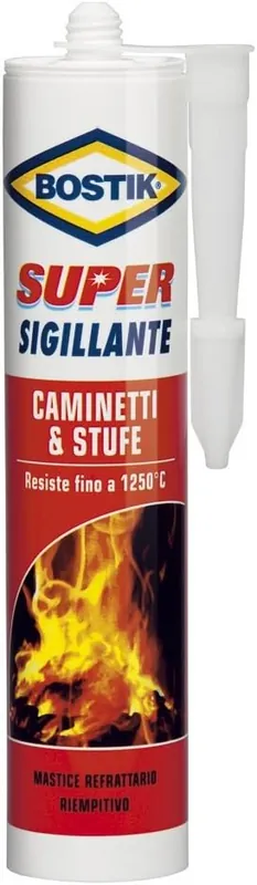 BOSTIK SIGIL. CAMI,STUFE,CALDAIE A 1250° GR. 530. GRIGIO SCU. Betrouwbaar