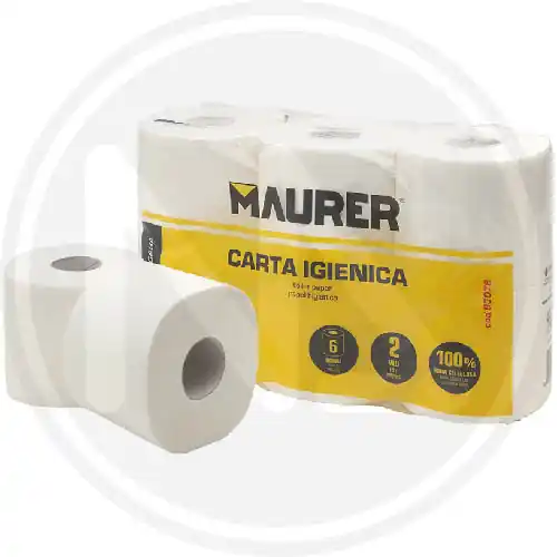 Beperkte Voorraad CARTA IGIENICA MAURER CF. 6RT.